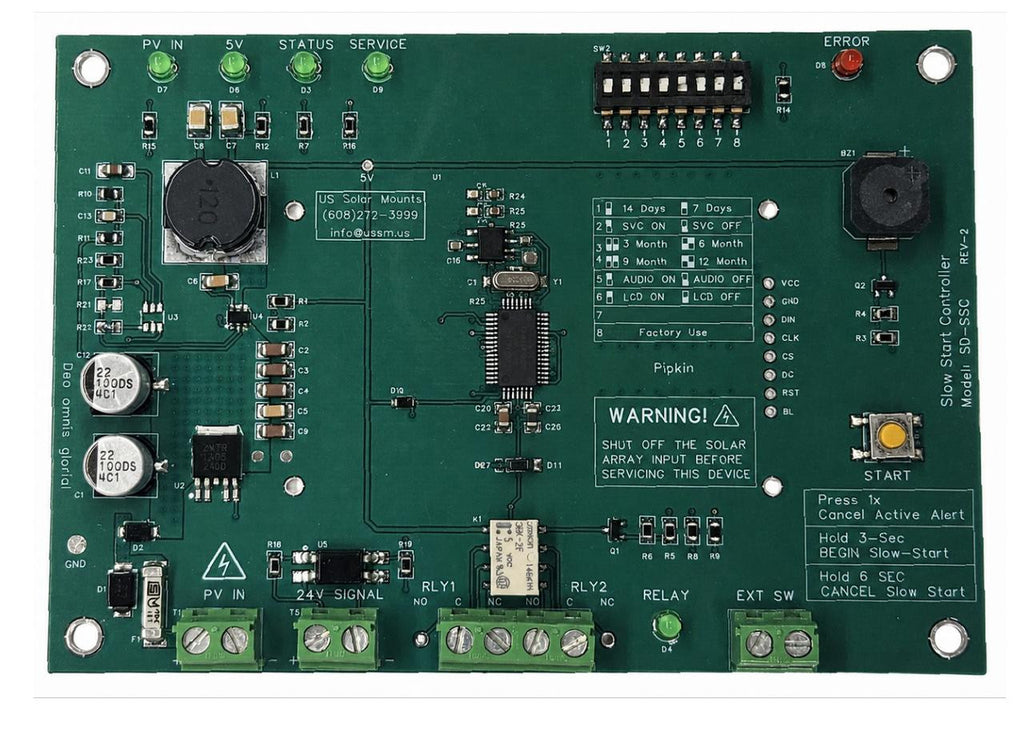 Slow Start Controller for Solar Direct Aerators