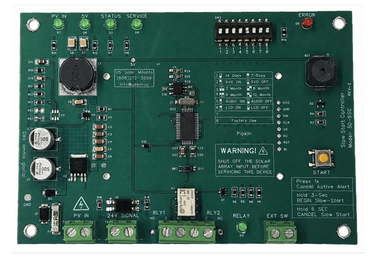 Slow Start Controller for Solar Direct Aerators