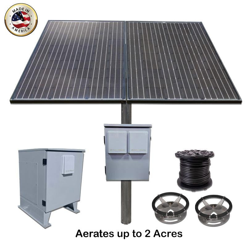 Solar Lake Aerator with Battery Backup SD2-BB